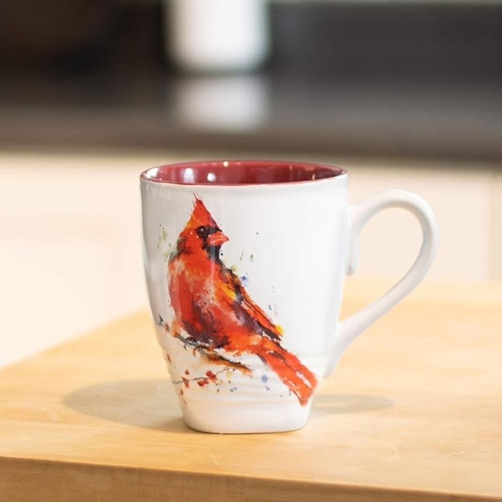 Red Cardinal Mug Set - Picture 6 of 6